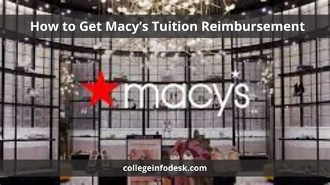 does macy's offer tuition reimbursement.